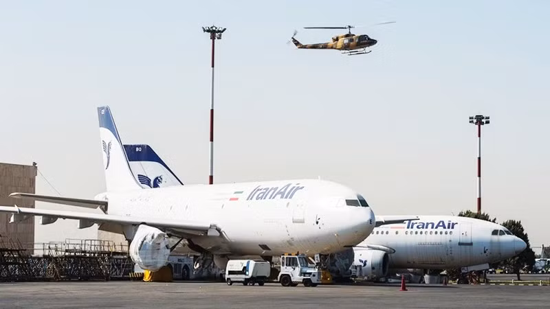 Sân bay quốc tế Mehrabad tại Tehran được mở cửa trở lại. Ảnh CNN