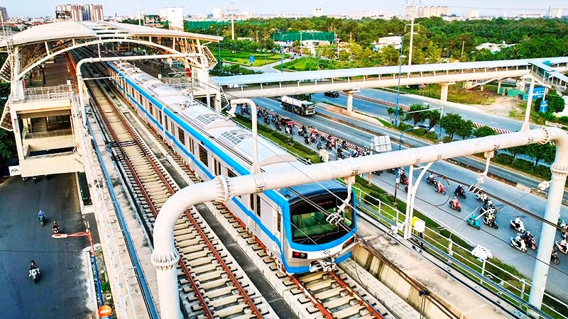 Đang có chủ trương đề xuất kéo dài tuyến metro Bến Thành-Suối Tiên đến tận sân bay Long Thành để tăng hiệu quả kết nối.