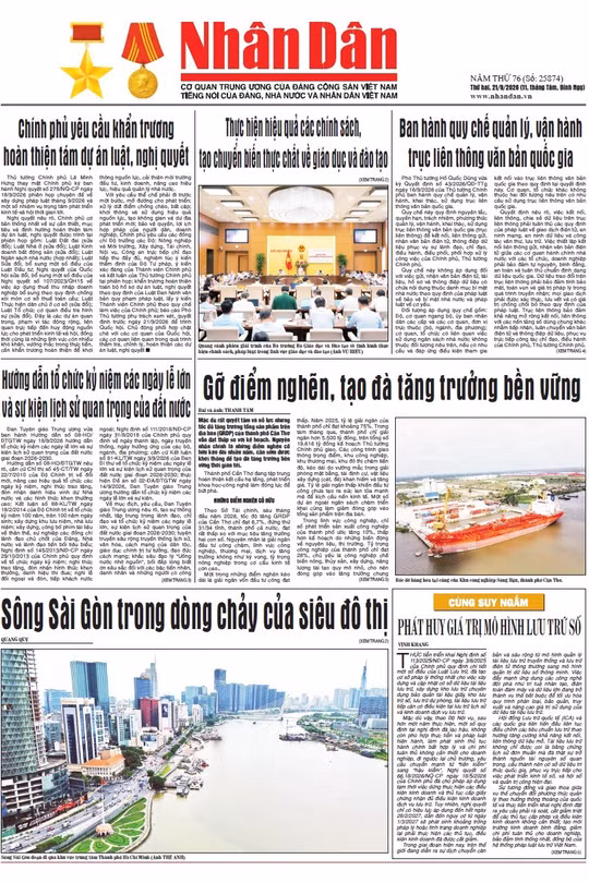 Báo Nhân Dân số 25874
