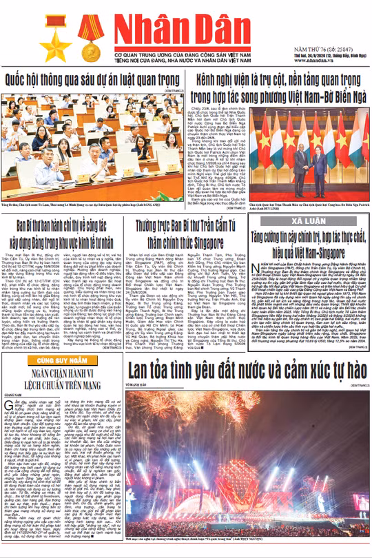 Báo Nhân Dân số 25847 