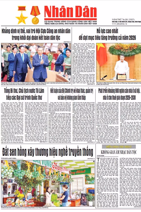 Báo Nhân Dân số 25887