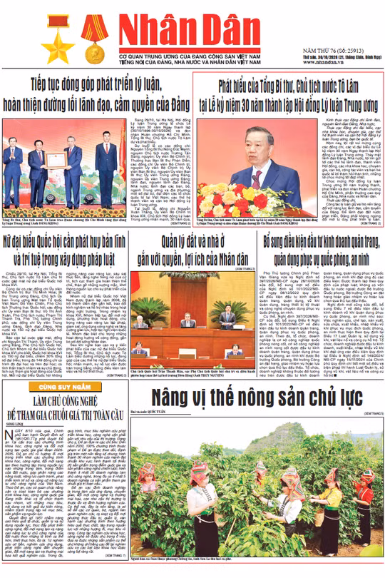 Báo Nhân Dân số 25913 