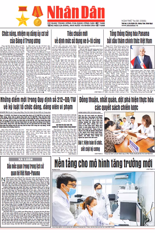 Báo Nhân Dân số 25888 