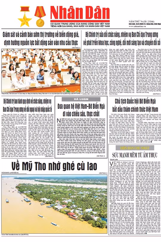 Báo Nhân Dân số 25846 