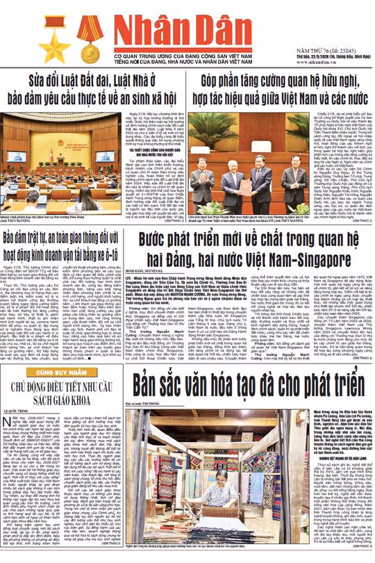 Báo Nhân Dân số 25845