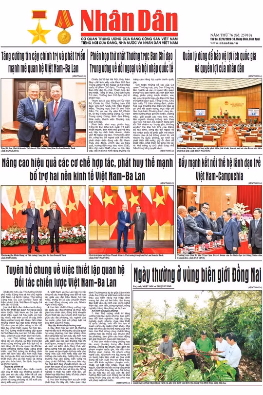 Báo Nhân Dân số 25910