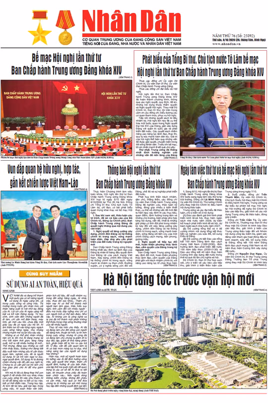 Báo Nhân Dân số 25892