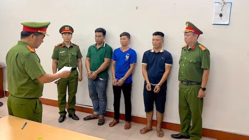 Công an Đà Nẵng khởi tố 3 đối tượng liên quan vụ án giết người. (Ảnh: Công an cung cấp)