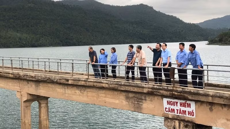 Hồ Yên Lập (Quảng Ninh) bảo đảm cấp nước cho sản xuất và phòng, chống lũ.