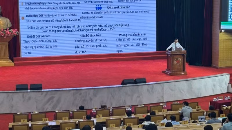 Hội nghị tập huấn, bồi dưỡng kỹ năng, nghiệp vụ cho đại biểu Hội đồng nhân dân ở tỉnh Hưng Yên.