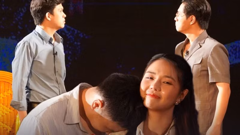 Cùng đề tài gia đình thời hiện đại và sau chiến tranh, hai vở diễn của "Mùa cảm xúc" giúp khán giả cảm nhận, soi chiếu lại chính mình trong tình yêu và hạnh phúc gia đình. (Trong ảnh: Cảnh vở diễn "Mặt nạ người")