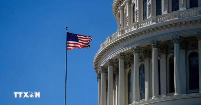 Tòa nhà Quốc hội Mỹ tại Washington, D.C. (Ảnh: THX/TTXVN)