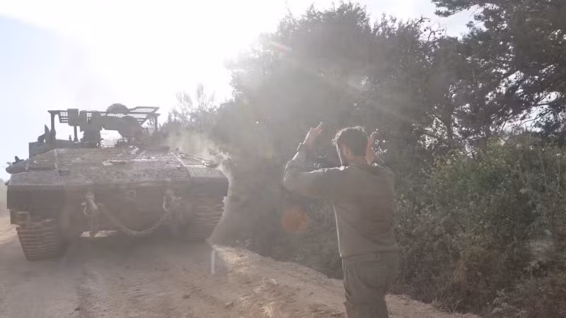 Lực lượng an ninh Israel được triển khai tại miền bắc nước này, gần biên giới với Liban. (Ảnh: THX/TTXVN)