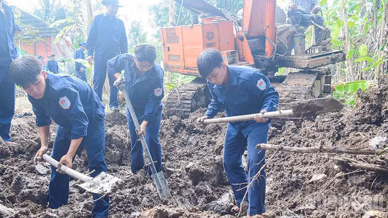 Đội K91 phát hiện một bộ hài cốt tại ấp Hòa Thuận, xã Phú Hựu.