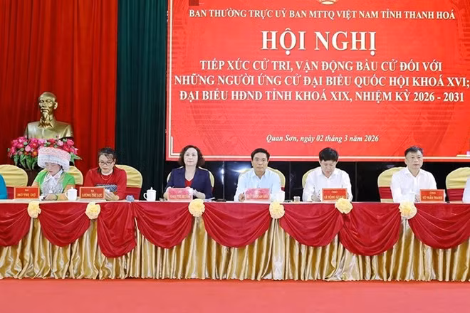 Những người ứng cử đại biểu Quốc hội, Hội đồng nhân dân tỉnh Thanh Hóa, nhiệm kỳ 2026-2031.