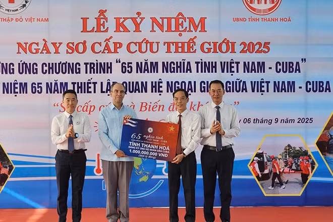 Thanh Hóa đồng hành, chia sẻ khó khăn với nhân dân Cuba.