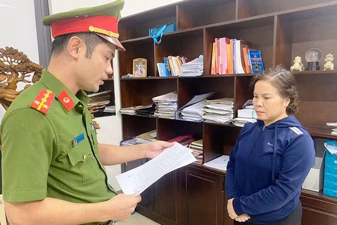 Bị can Lê Thị Thanh Thủy.