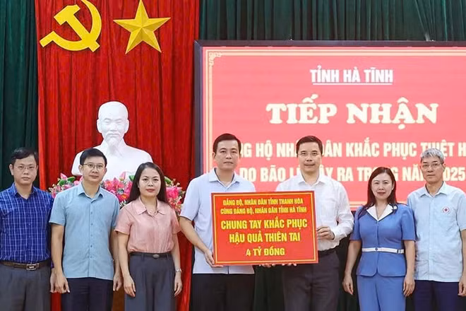 Thanh Hóa cùng Hà Tĩnh khắc phục hậu quả thiên tai.
