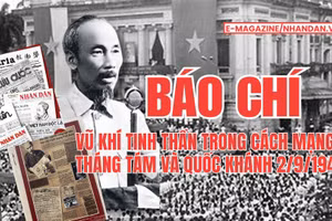 Báo chí - Vũ khí tinh thần trong Cách mạng Tháng Tám và Quốc khánh 2/9/1945