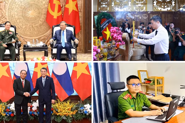 Tin nổi bật ngày 14/10: Tổng Bí thư, Chủ tịch nước tiếp Phó Thủ tướng, Bộ trưởng Quốc phòng Lào và Campuchia, Thủ tướng Lê Minh Hưng dự Lễ viếng, truy điệu và an táng hài cốt liệt sĩ tại Công viên Lê Thị Riêng
