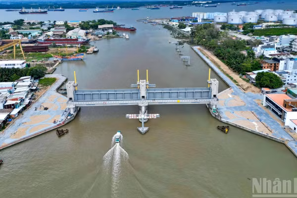 Dự án chống ngập quy mô 10.000 tỷ đồng tại Thành phố Hồ Chí Minh đang bước vào giai đoạn hoàn thiện.