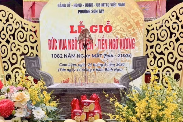 Sơn Tây tổ chức lễ giỗ Đức vua Ngô Quyền-Tiền Ngô Vương 