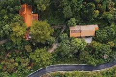Một khu nghỉ dưỡng mát mẻ, xanh ở Xuân Sơn, Thành phố Hồ Chí Minh. (Ảnh: LÊ ĐÌNH THÌN)