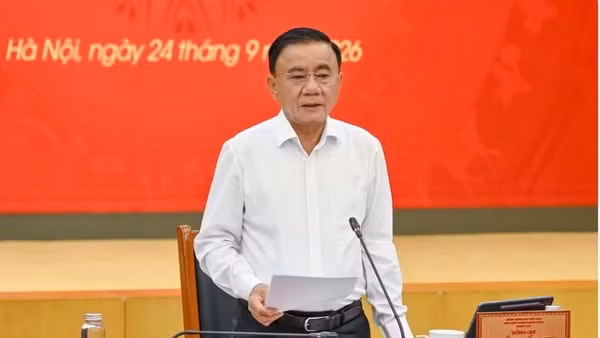Đồng chí Trần Cẩm Tú, Ủy viên Bộ Chính trị, Thường trực Ban Bí thư. (Ảnh: THỦY NGUYÊN)