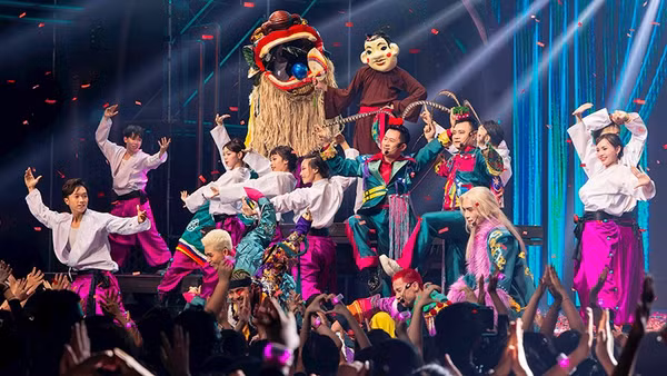 Tiết mục trong concert Anh trai vượt ngàn chông gai.