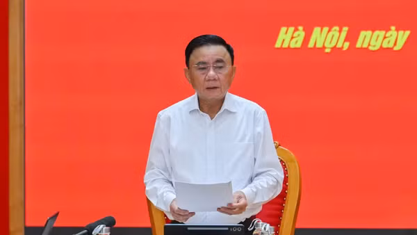 Đồng chí Trần Cẩm Tú, Ủy viên Bộ Chính trị, Thường trực Ban Bí thư. (Ảnh: THỦY NGUYÊN)