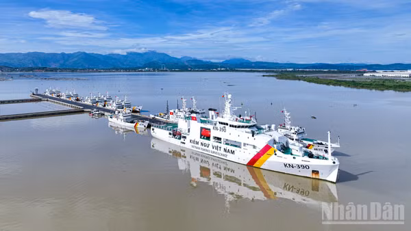 Các tàu thuộc Cảnh sát biển Việt Nam đã sẵn sàng bước vào hội thi, hội thao với quyết tâm cao nhất. (Ảnh ĐỨC TĨNH)