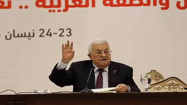 Tổng thống Chính quyền Palestine (PA) Mahmoud Abbas phát biểu tại Ramallah, Bờ Tây. (Ảnh tư liệu: THX/TTXVN)