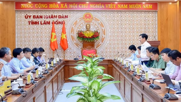 Tổng công ty Phát điện 1 làm việc với Ủy ban nhân dân tỉnh Lâm Đồng, chủ động đề xuất đầu tư các dự án điện mặt trời nổi trên hồ thủy điện tại địa phương.
