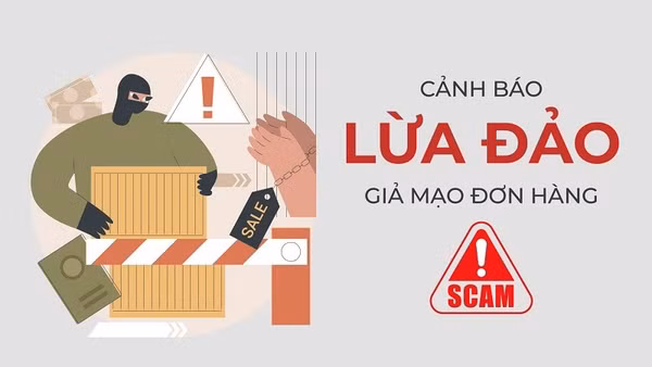 Cảnh giác với các hình thức lừa đảo liên quan đến giao hàng. (Ảnh chongluadao.vn)