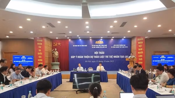 Hội thảo góp ý Dự thảo Luật Trí tuệ nhân tạo.