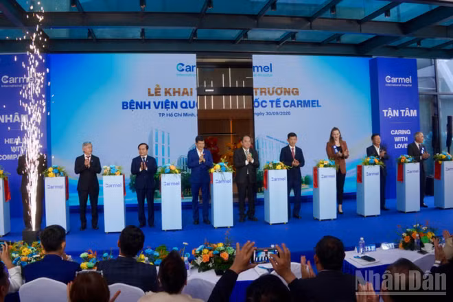 Năng lực hệ thống y tế Thành phố Hồ Chí Minh được bổ sung một bệnh viện mới. (Ảnh: KHANG ANH)