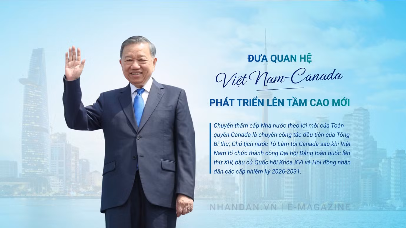 Đưa quan hệ Việt Nam-Canada phát triển lên tầm cao mới