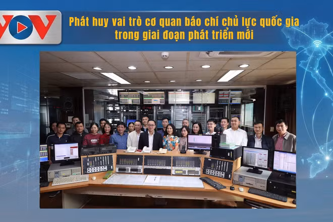 Phòng Tổng khống chế, Trung tâm sản xuất lưu trữ chương trình Đài Tiếng nói Việt Nam trong phiên trực Tết Bính Ngọ-2026.