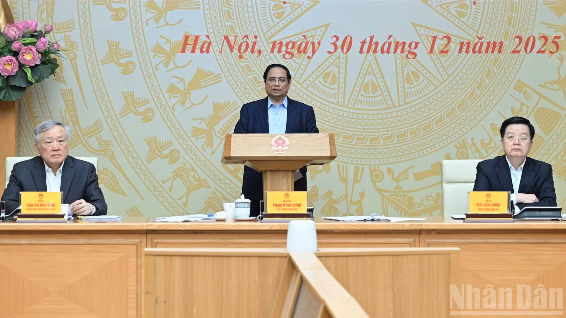 Thủ tướng Phạm Minh Chính phát biểu chỉ đạo hội nghị.