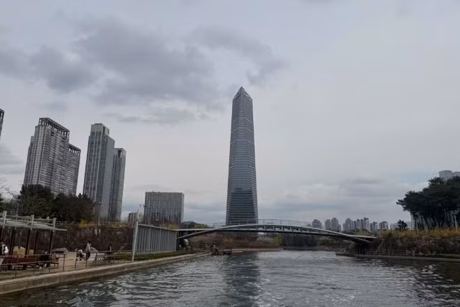 Một biểu tượng kiến trúc tại Incheon.