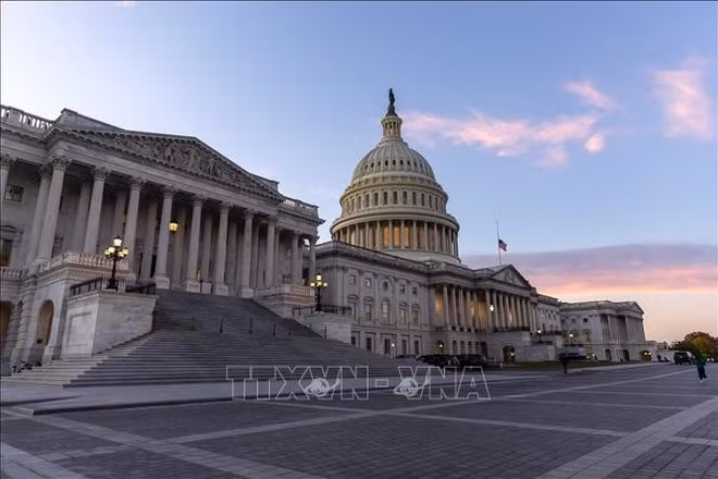 Trụ sở Quốc hội Mỹ ở Washington, D.C. (Ảnh: THX/TTXVN)