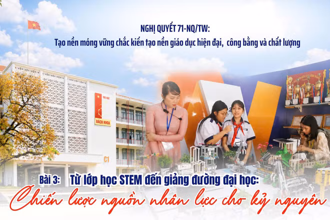 Từ lớp học STEM đến giảng đường đại học: Chiến lược nguồn nhân lực cho kỷ nguyên số.