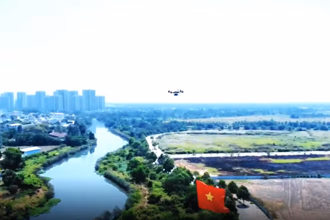 Công nghệ thiết bị không người lái UAV đang phát triển mạnh mẽ tại Việt Nam. (Ảnh: Liên minh Kinh tế tầm thấp cung cấp)