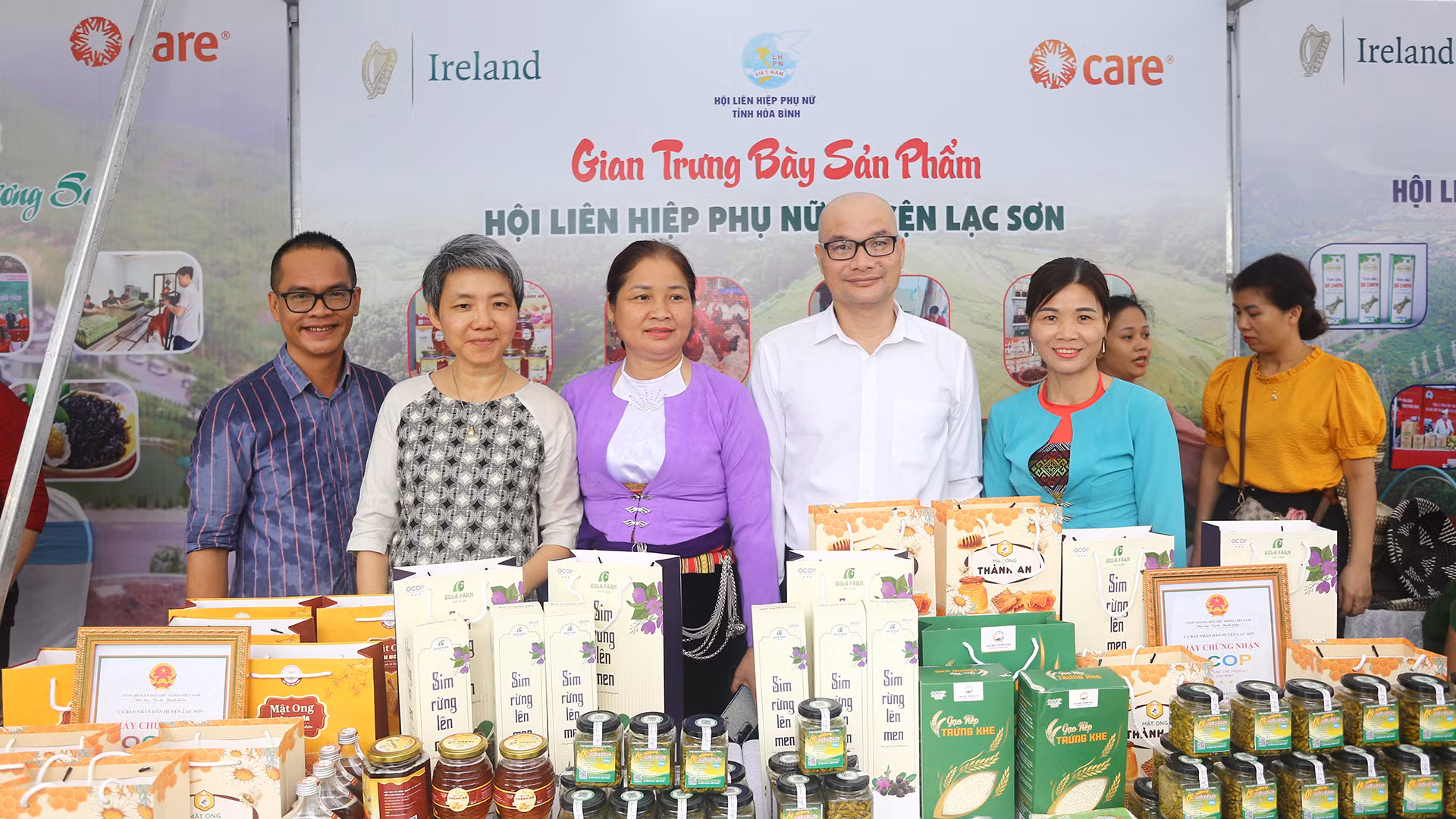 Kết nối thị trường, giúp tiêu thụ nông sản tại Hòa Bình. (Ảnh: Dự án cung cấp)