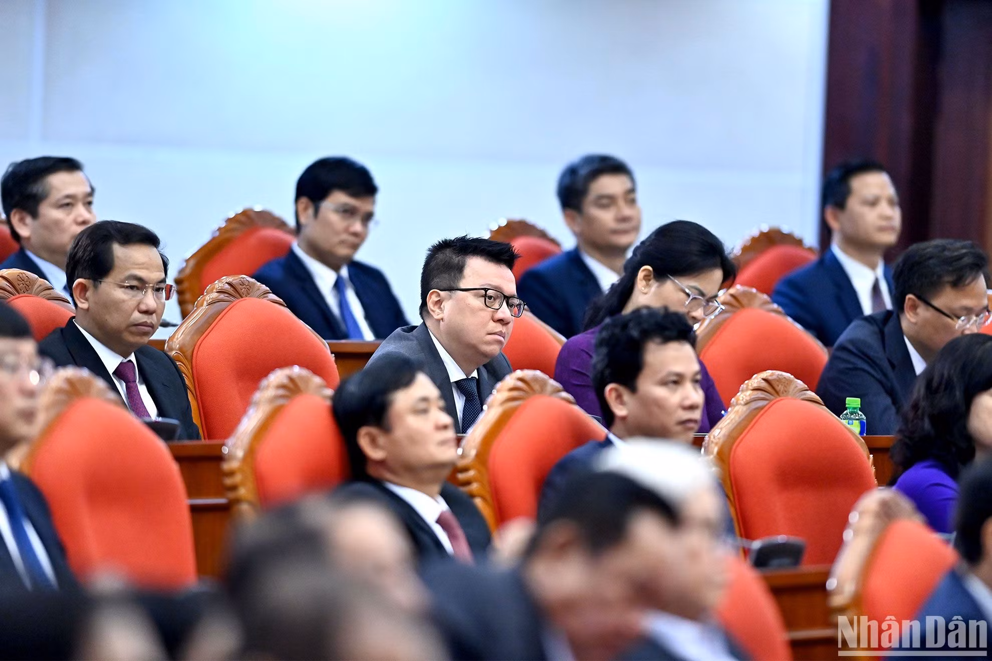 Các đại biểu dự phiên bế mạc hội nghị.