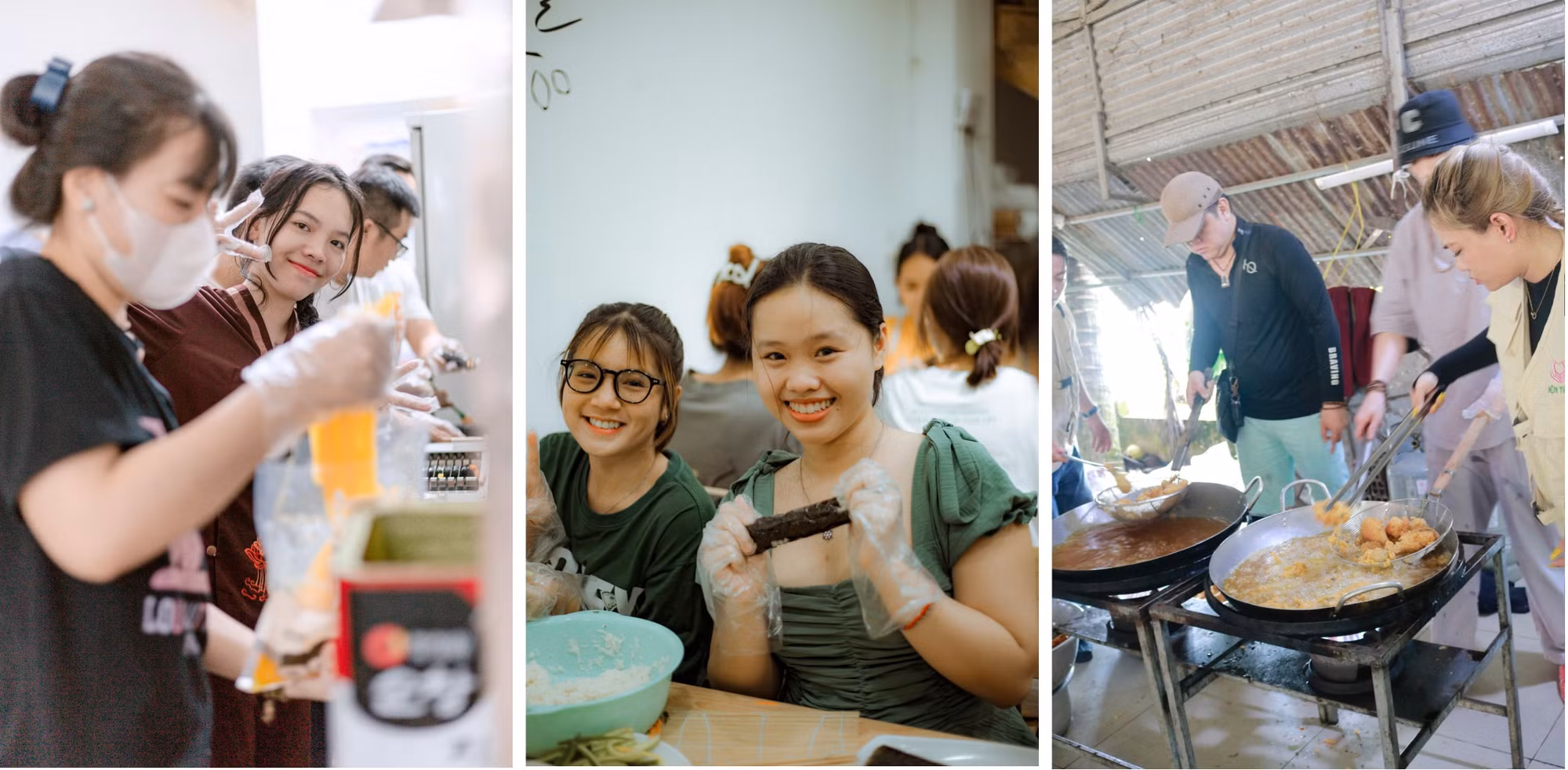 Hoạt động thiện nguyện của nhóm thu hút nhiều bạn trẻ tham gia.