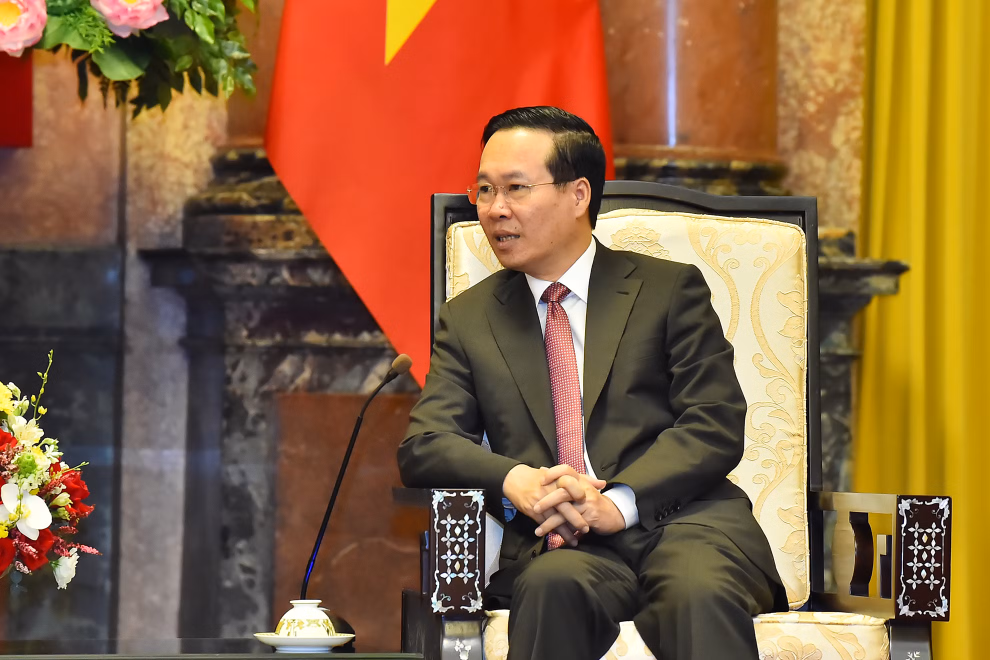 Chủ tịch nước Võ Văn Thưởng chào mừng Thủ tướng Lý Hiển Long và đoàn đại biểu cấp cao nước Cộng hòa Singapore sang thăm chính thức Việt Nam từ ngày 27-29/8.