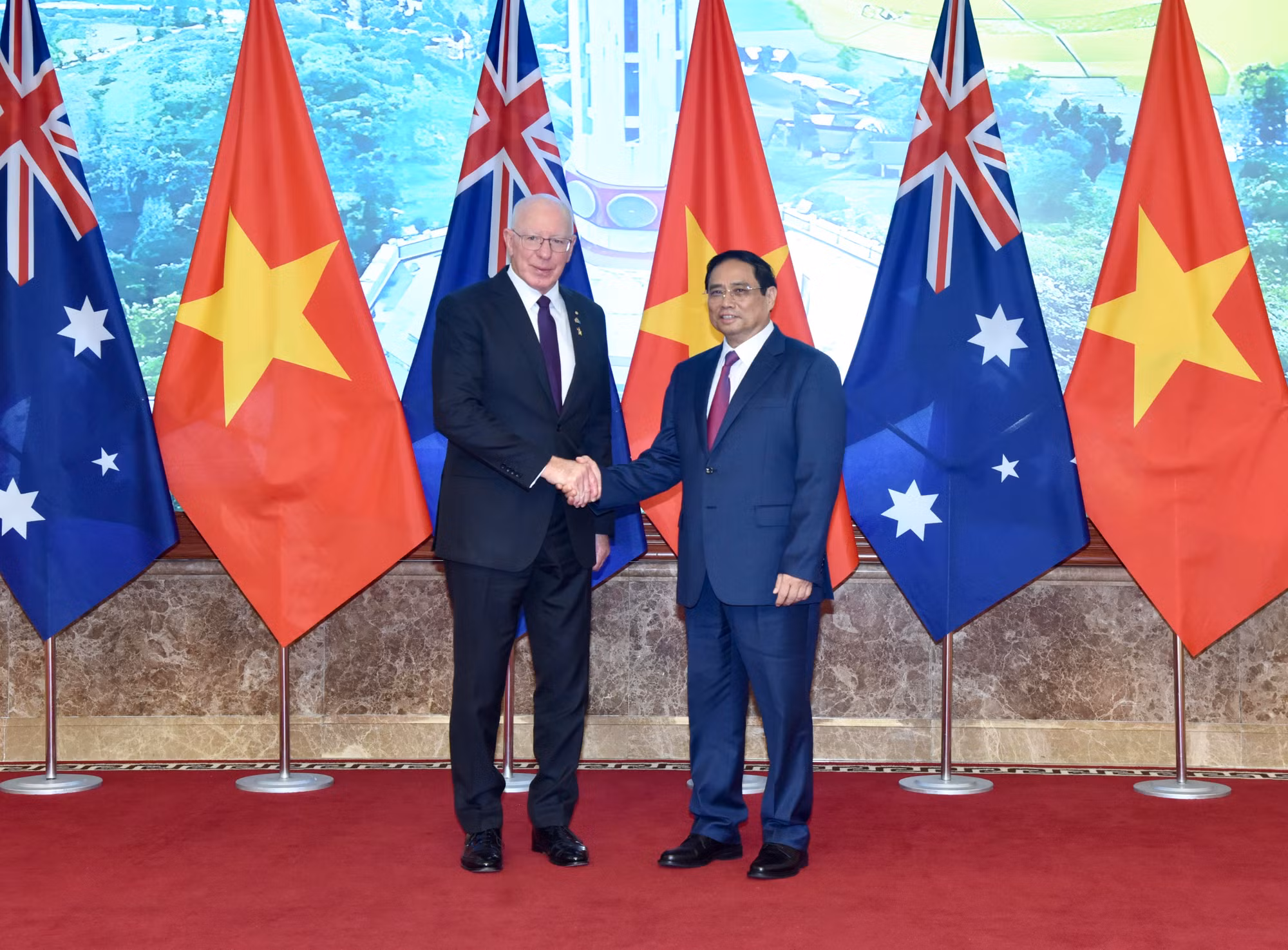 Thủ tướng Phạm Minh Chính và Toàn quyền Australia David.