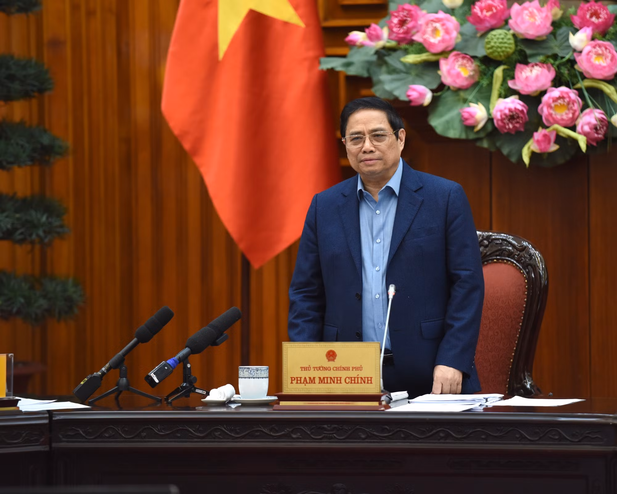Thủ tướng Phạm Minh Chính phát biểu chỉ đạo hội nghị.