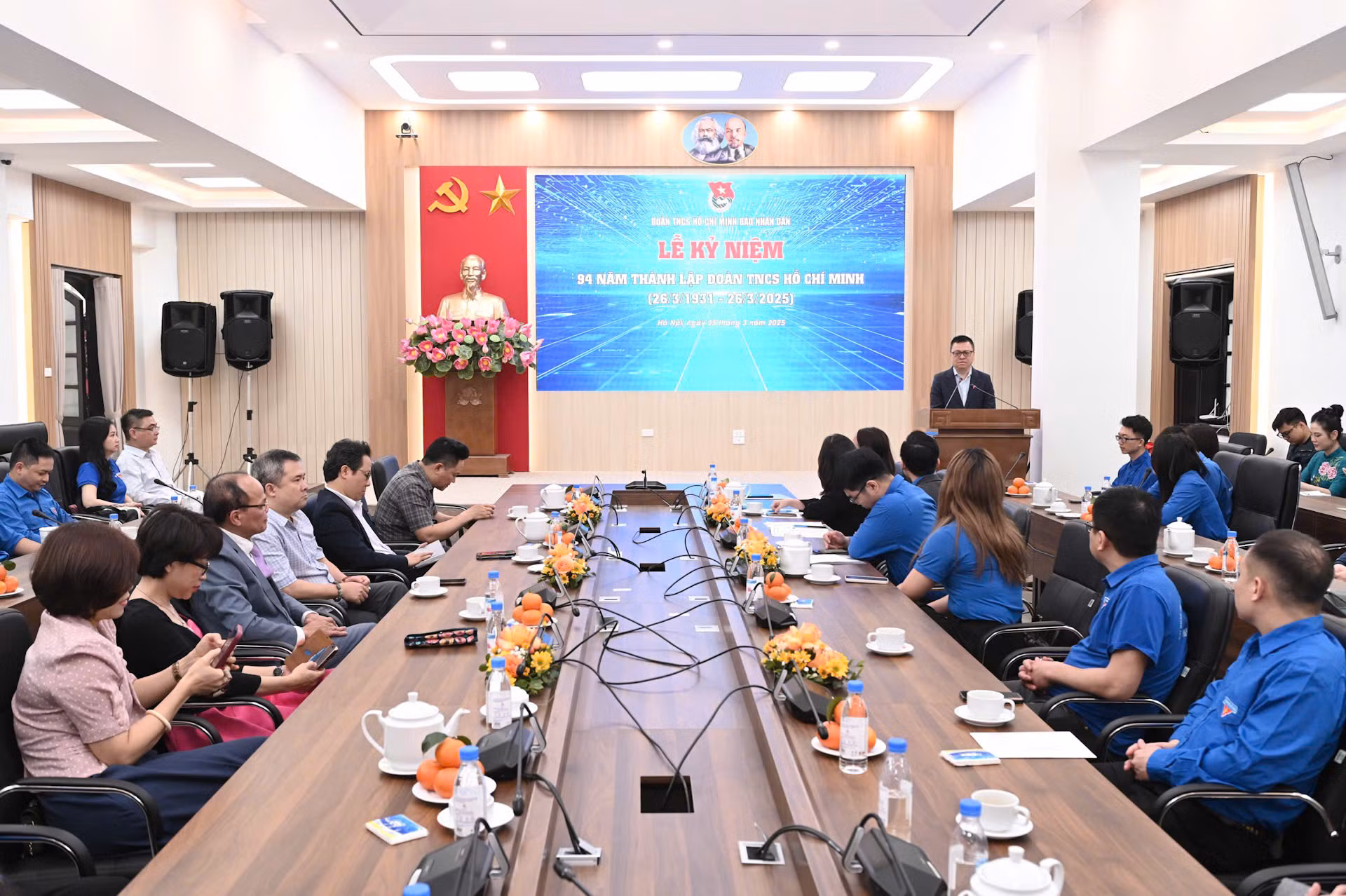 Quang cảnh lễ kỷ niệm. (Ảnh: BÙI GIANG) Quang cảnh lễ kỷ niệm. (Ảnh: BÙI GIANG)